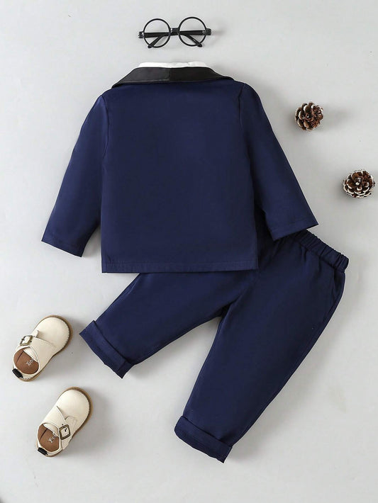 Glamorique Kids Baby Boys' Gentleman Suit, Fashionable And Gorgeous, Suitable For Birthday Party